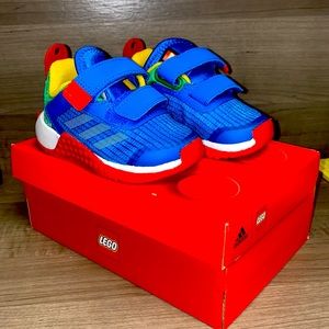 New Adidas X Lego Sport toddler shoes.